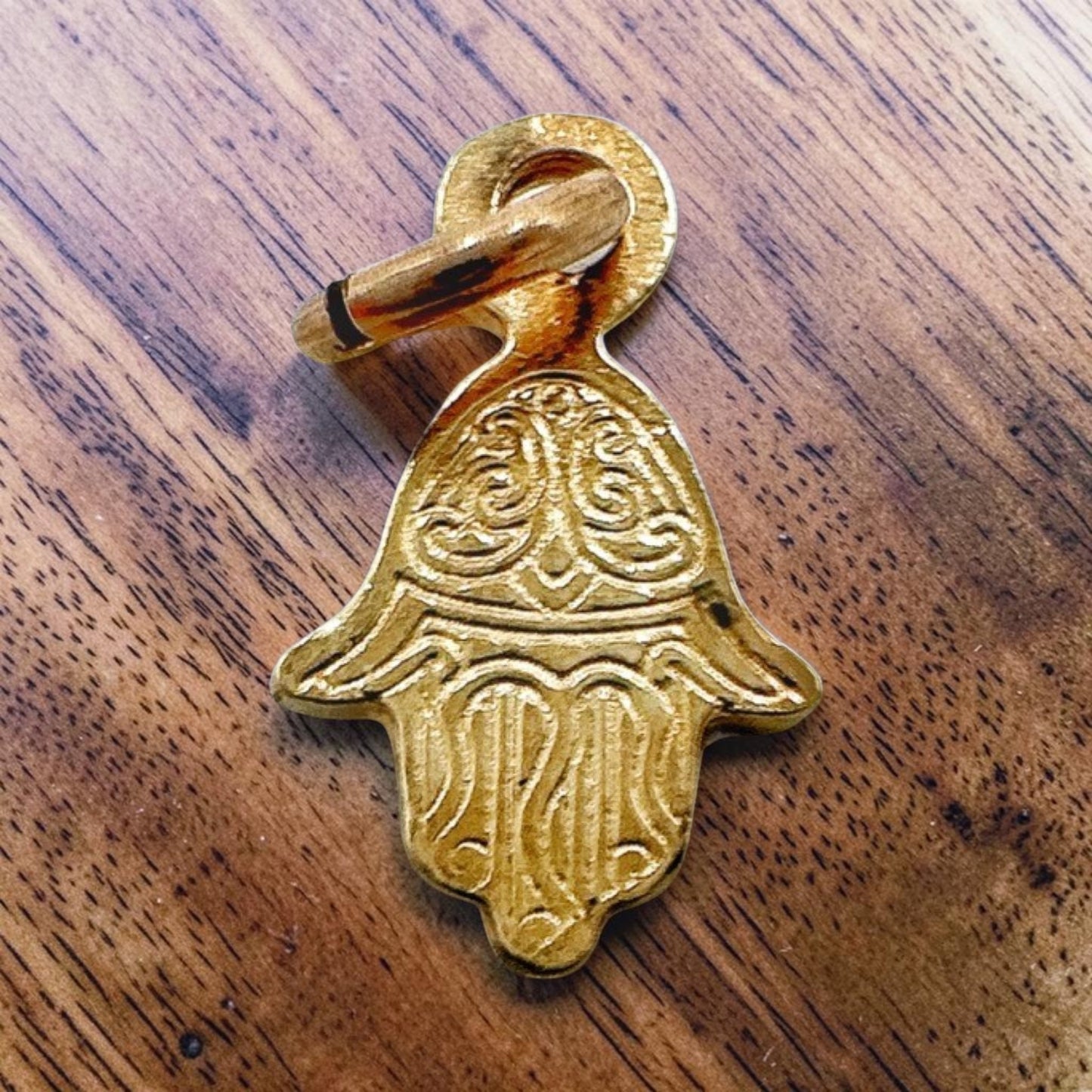 Mini Hamsa Necklace Sterling Silver or Gold Filled