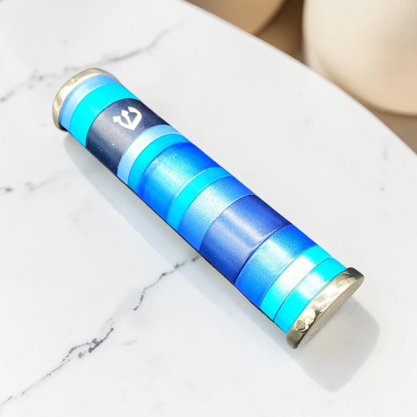 Multicolor Anodized Aluminum Mezuzah Case