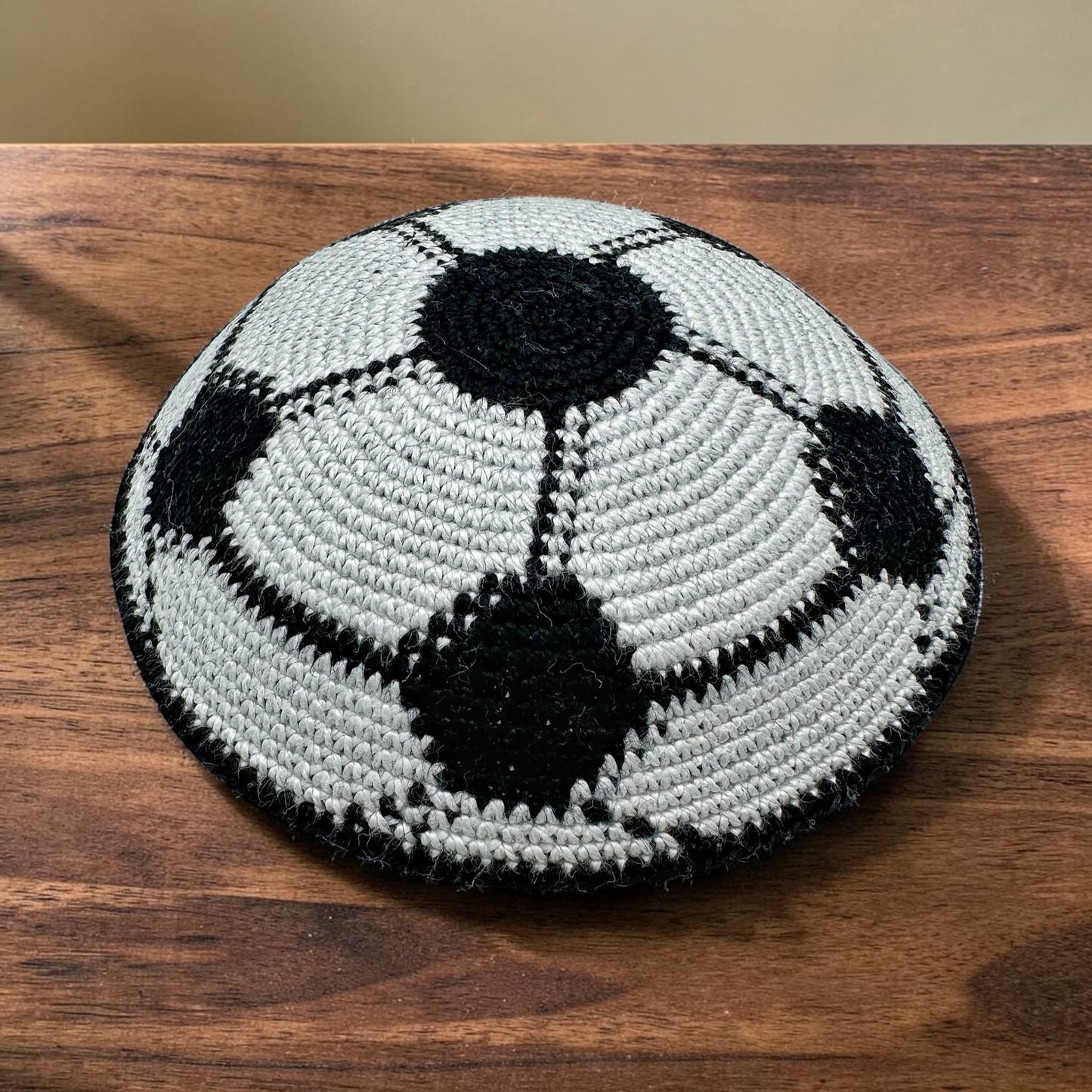 Soccer Knitted Cotton Kippah