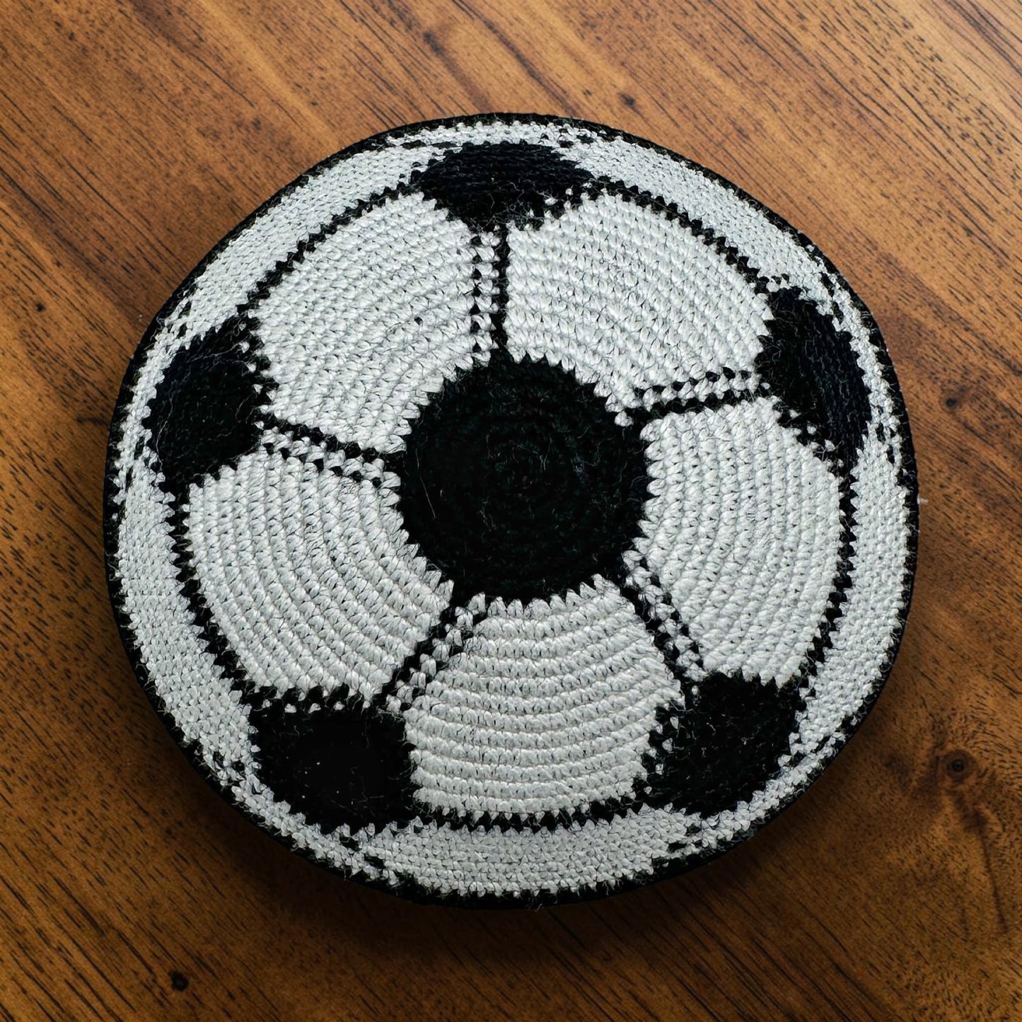 Soccer Knitted Cotton Kippah
