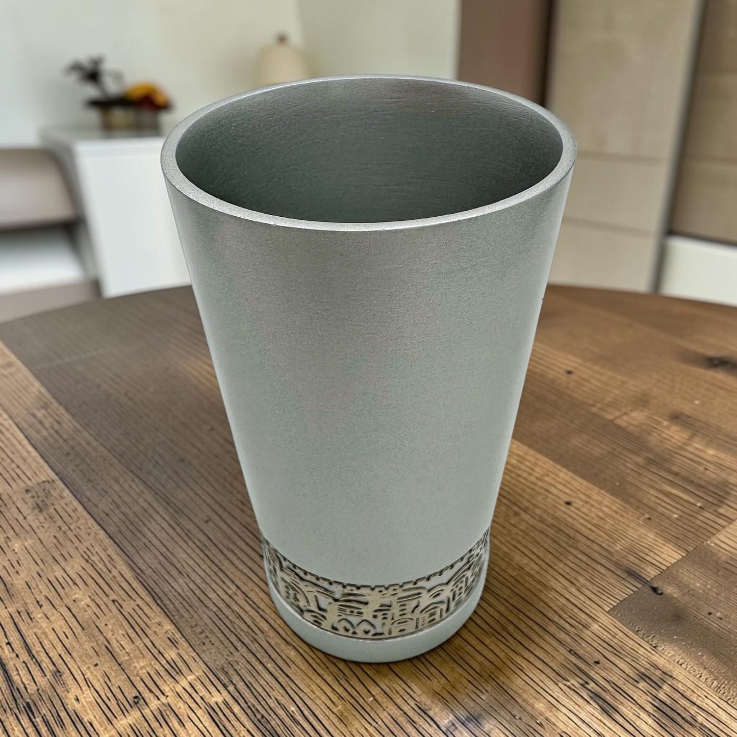 Silver Jerusalem Kiddush Cup