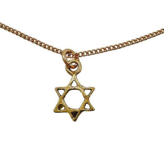 Mini Star Of David Pendant Sterling Silver/Gold Filled
