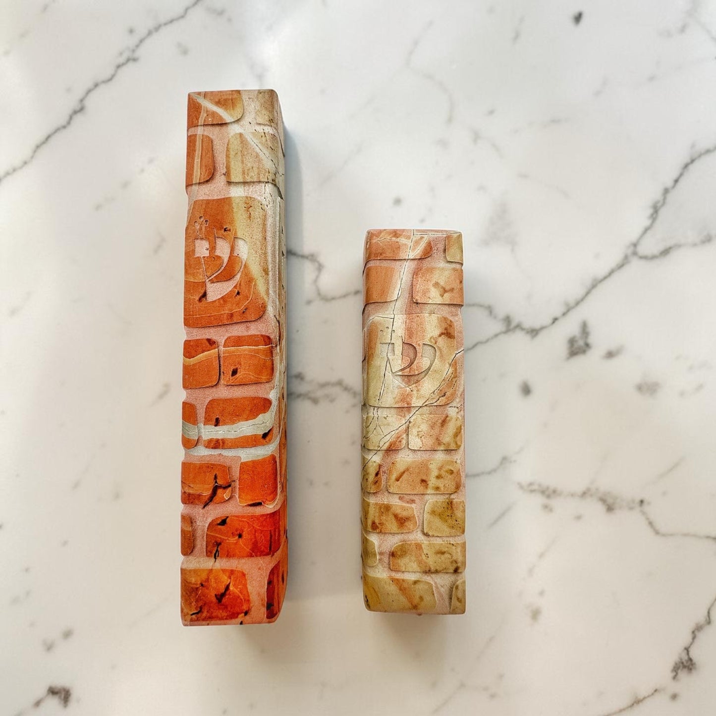 Western Wall Jerusalem Stone Mezuzah Case