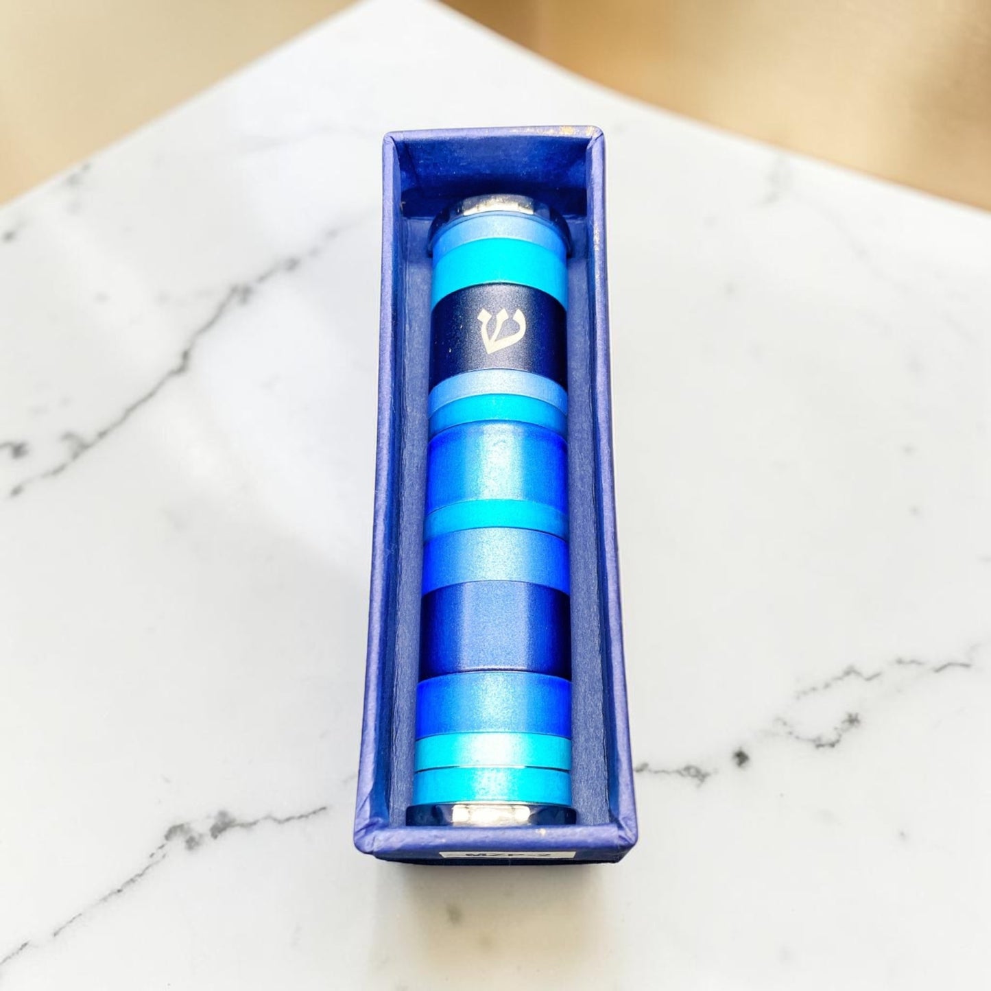Multicolor Anodized Aluminum Mezuzah Case