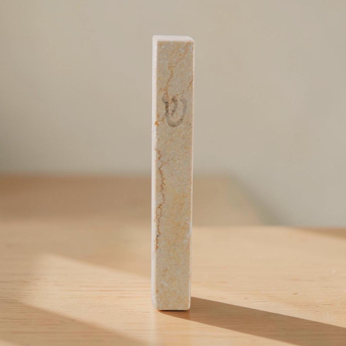 Jerusalem Stone Mezuzah case