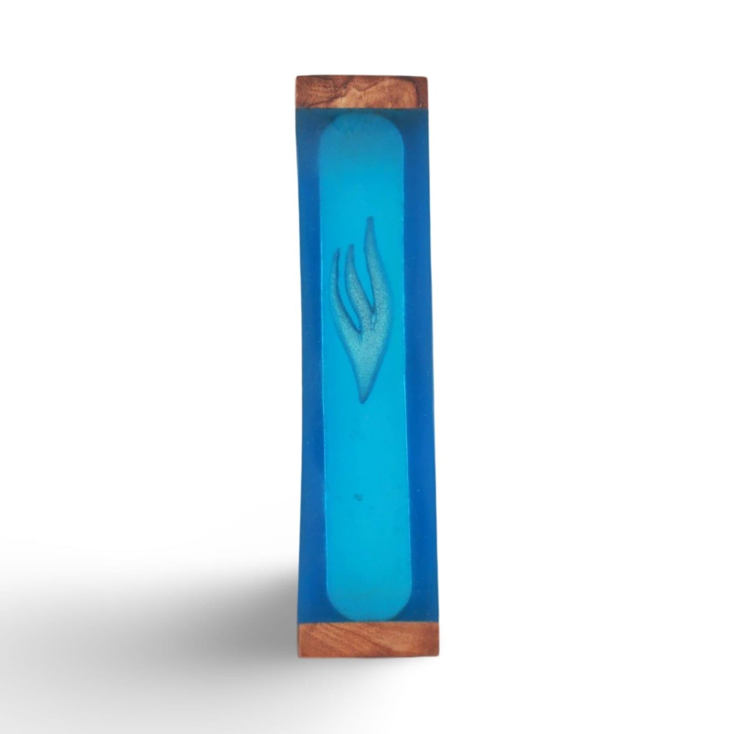 Olive wood Mezuzah Case