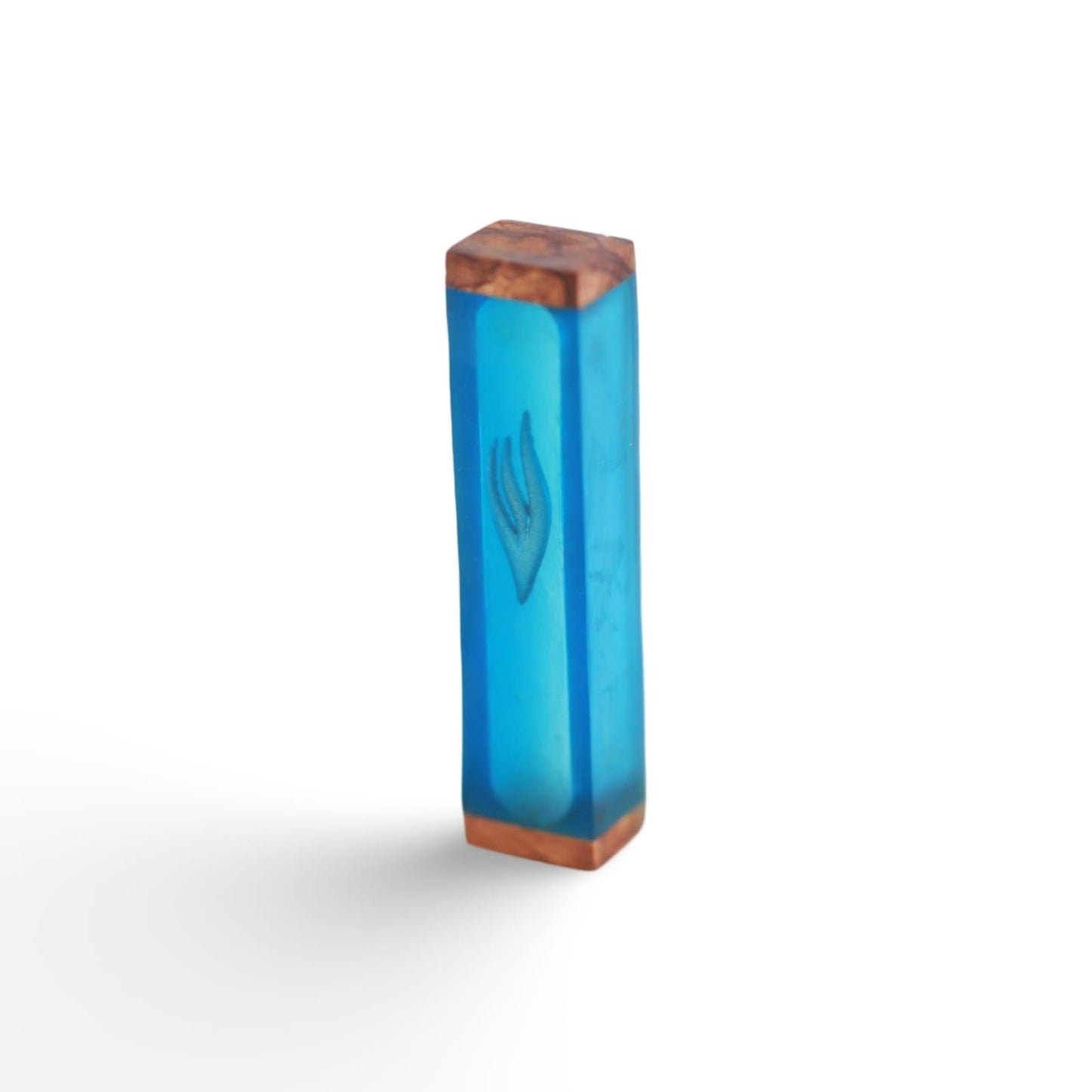 Olive wood Mezuzah Case