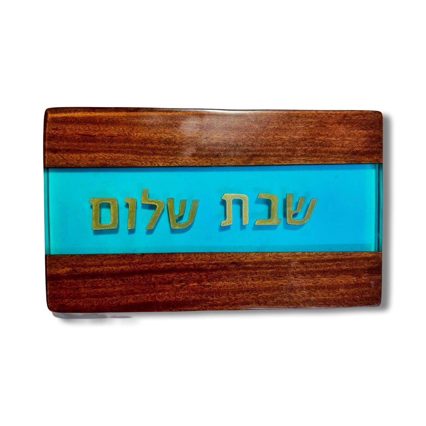 Shabbat Blue Challah Bread Board