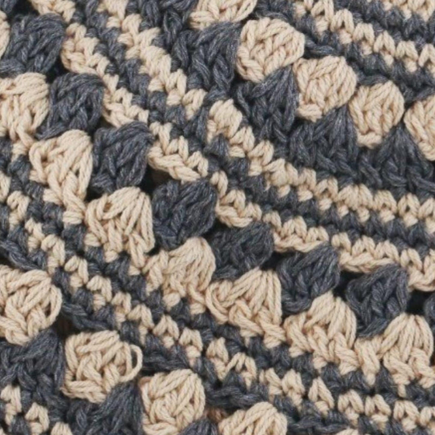 Beige Big Kippah 100% Cotton Jewish Yarmulke