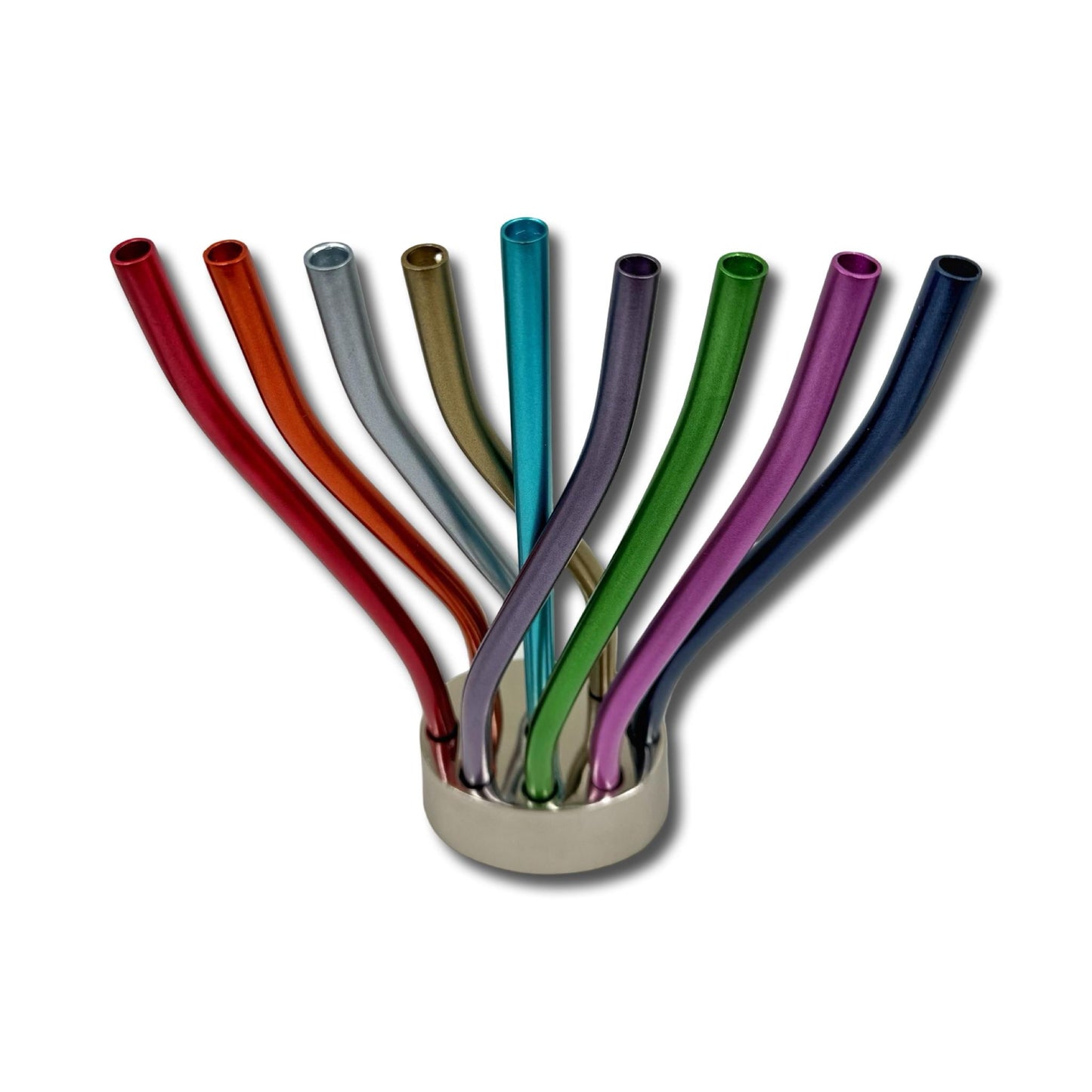 Colourful Anodized Branches Menorah