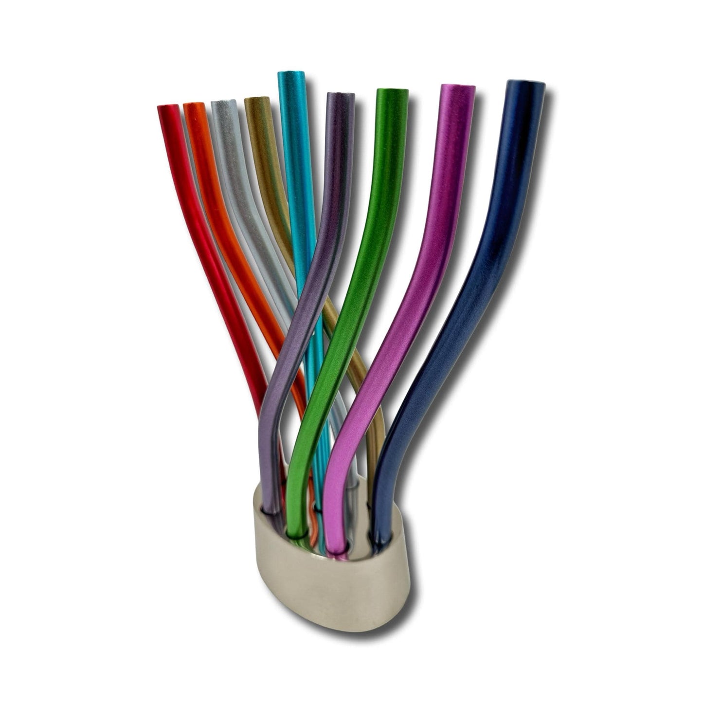 Colourful Anodized Branches Menorah