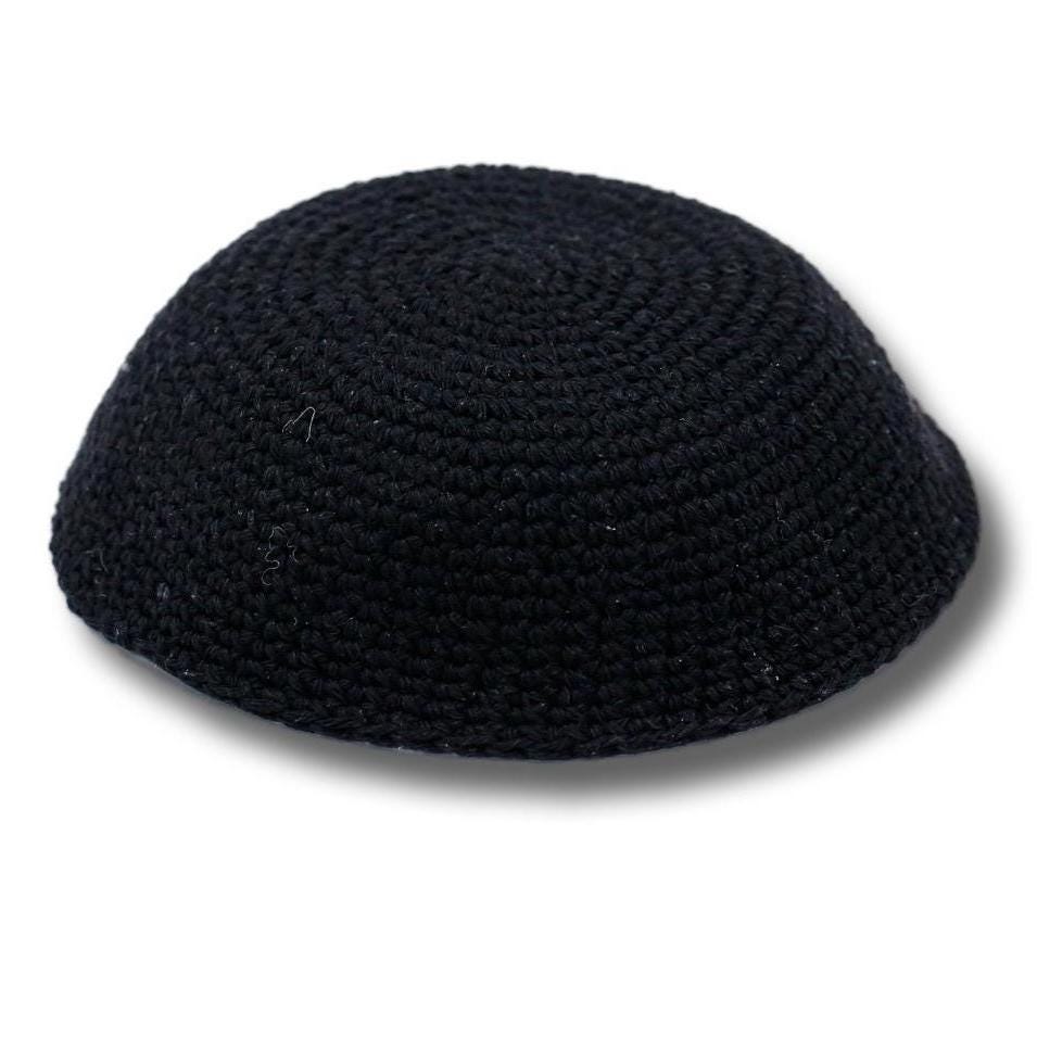 Black Cotton Kippah 15cm/6”