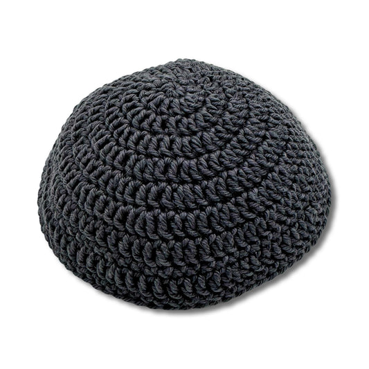 White Cotton knitted Hand Made Kippah