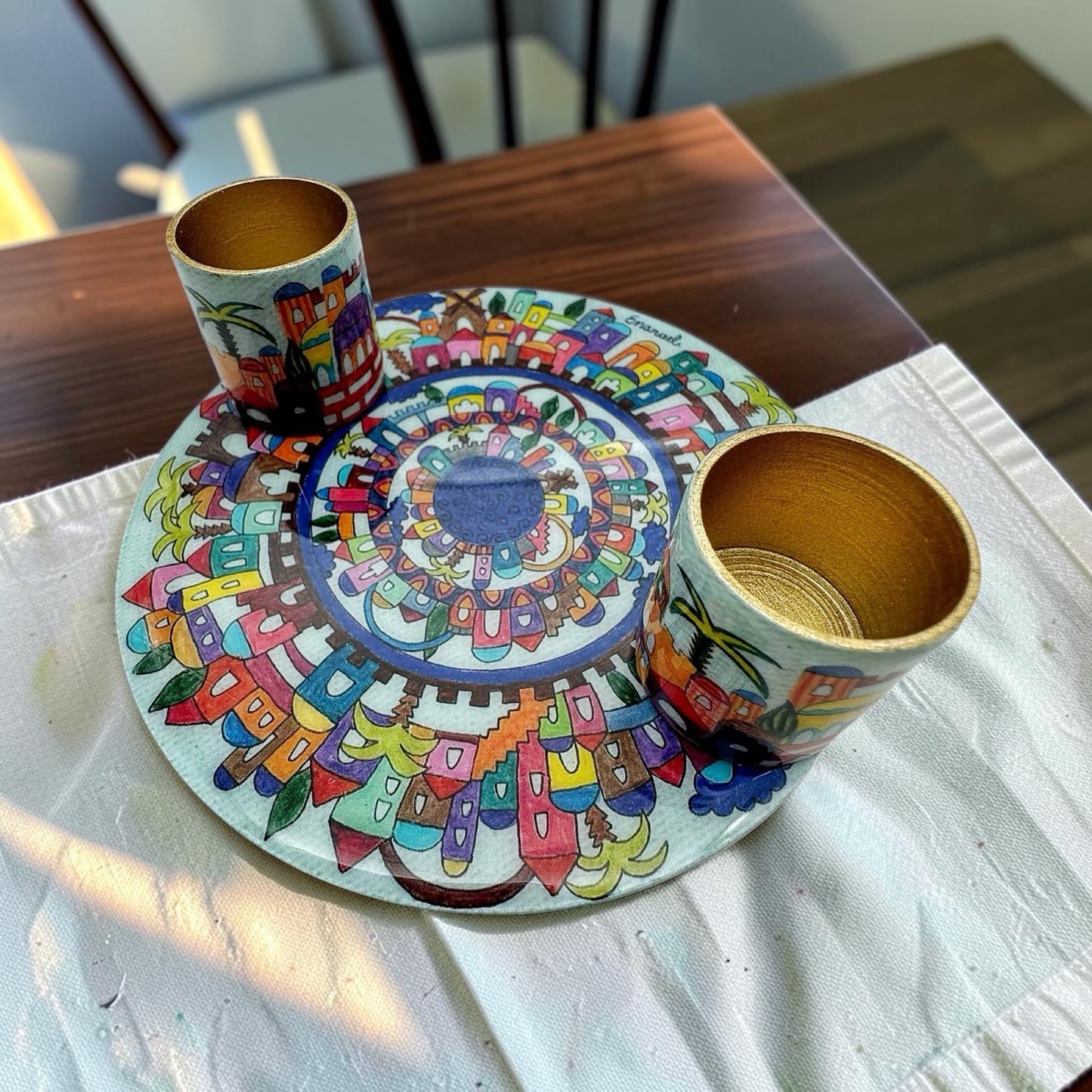 Jerusalem Shabbat Candle Holders