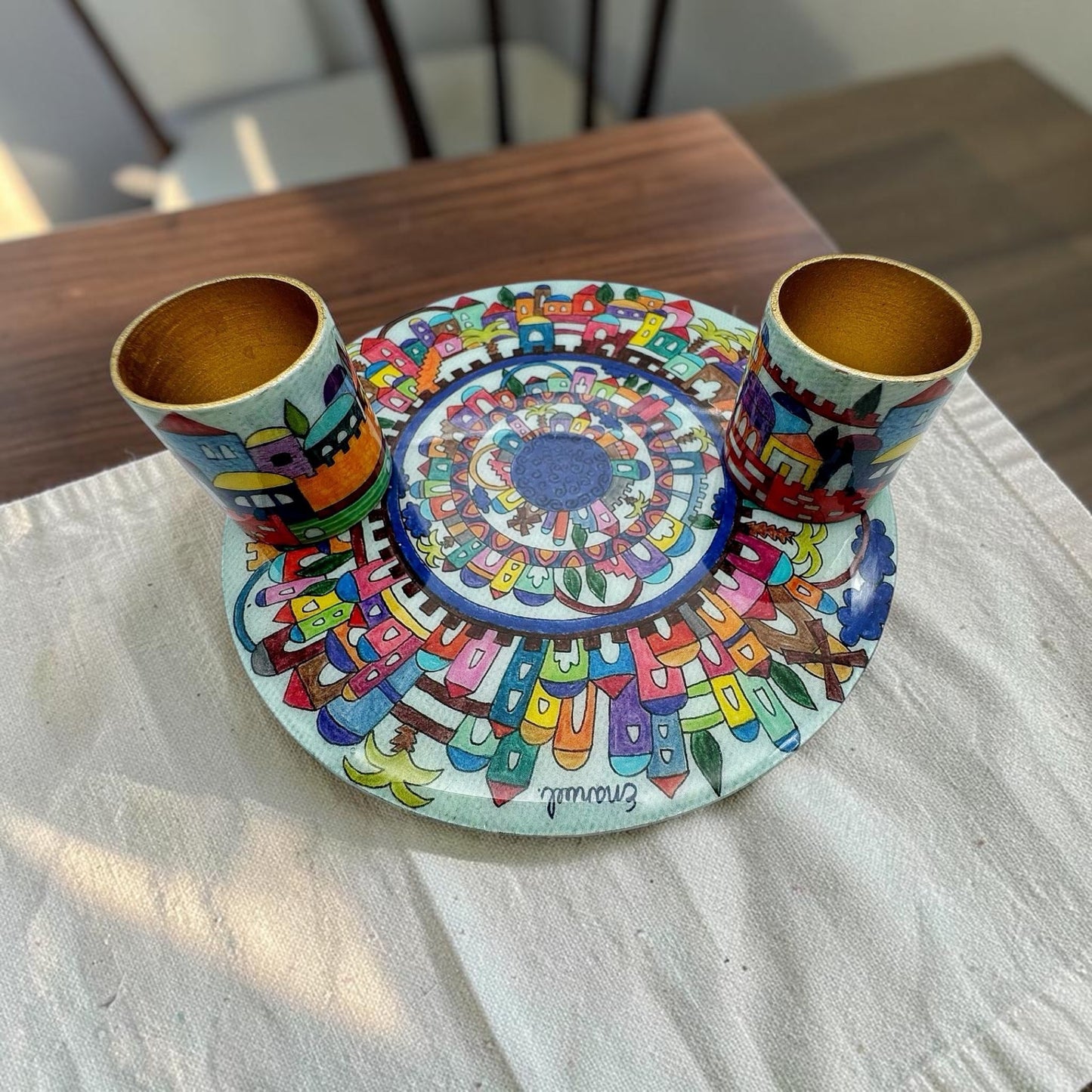 Jerusalem Shabbat Candle Holders