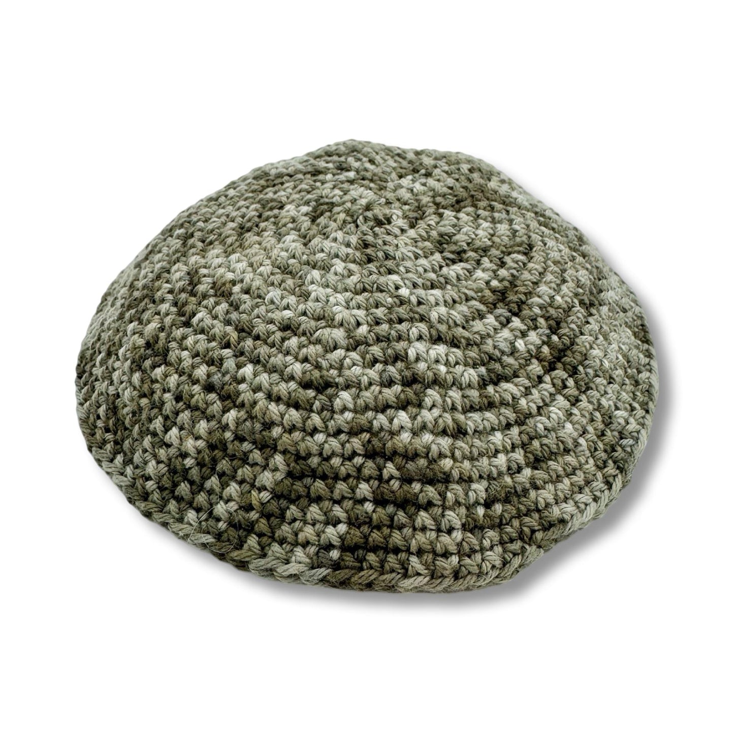 Brown Cotton knitted Hand Made Kippah