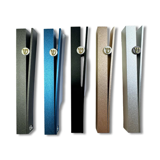 Modern Mezuzah Case Handmade in Israel, Yemenite Filigree Design, 2 Sizes, Jewish Gift for Wedding, Holiday or New Home