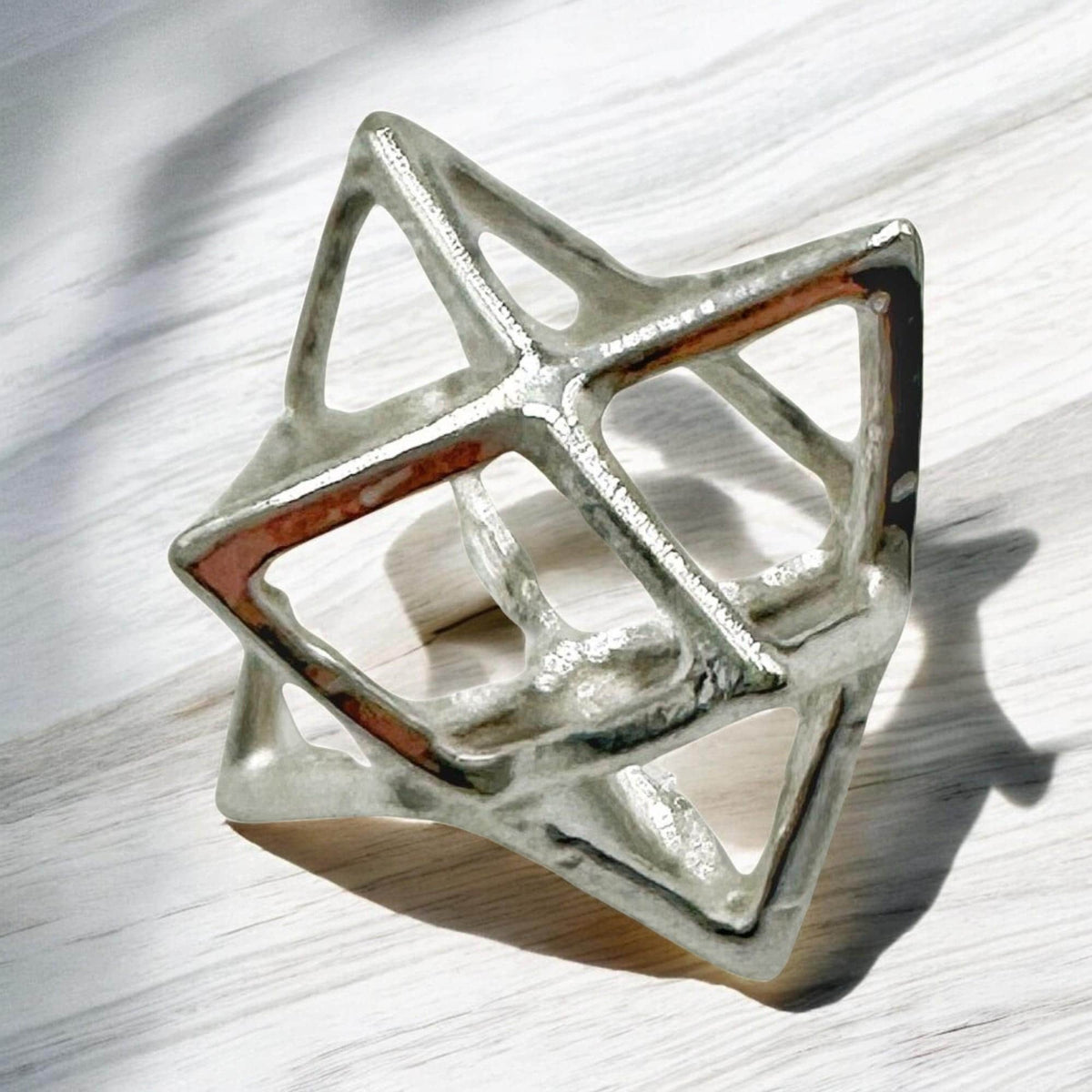 Collier en argent sterling avec étoile de David Merkava