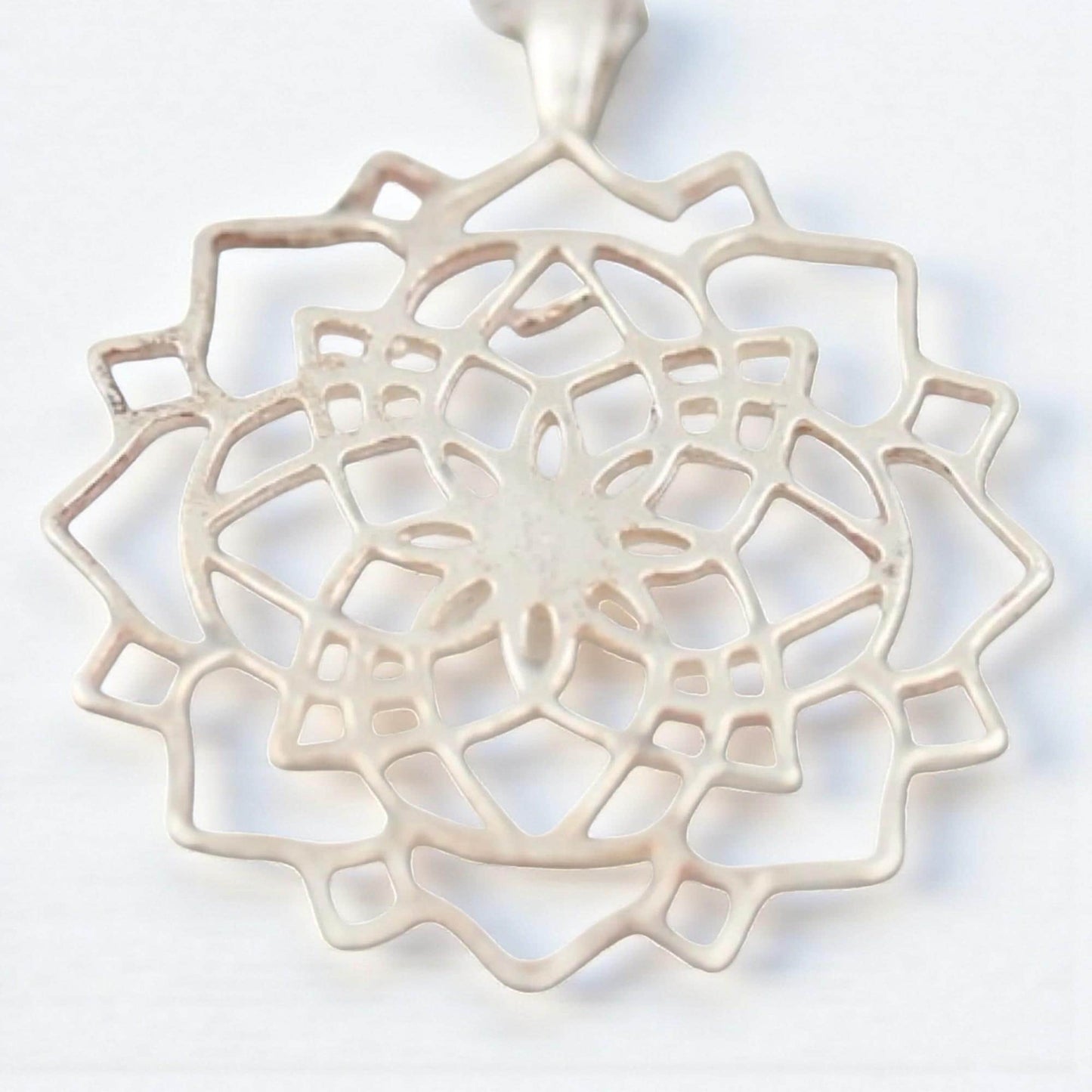 Gold Mandala Star of David Necklace