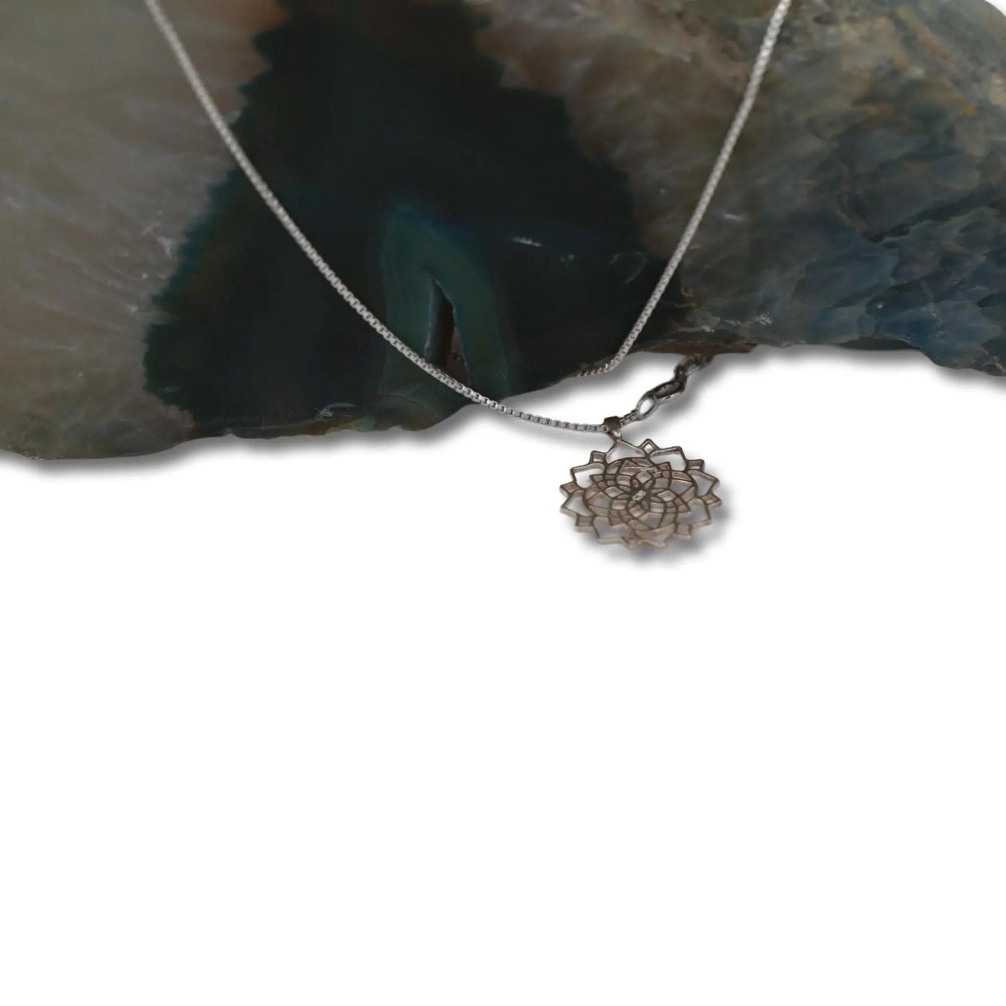 Gold Mandala Star of David Necklace