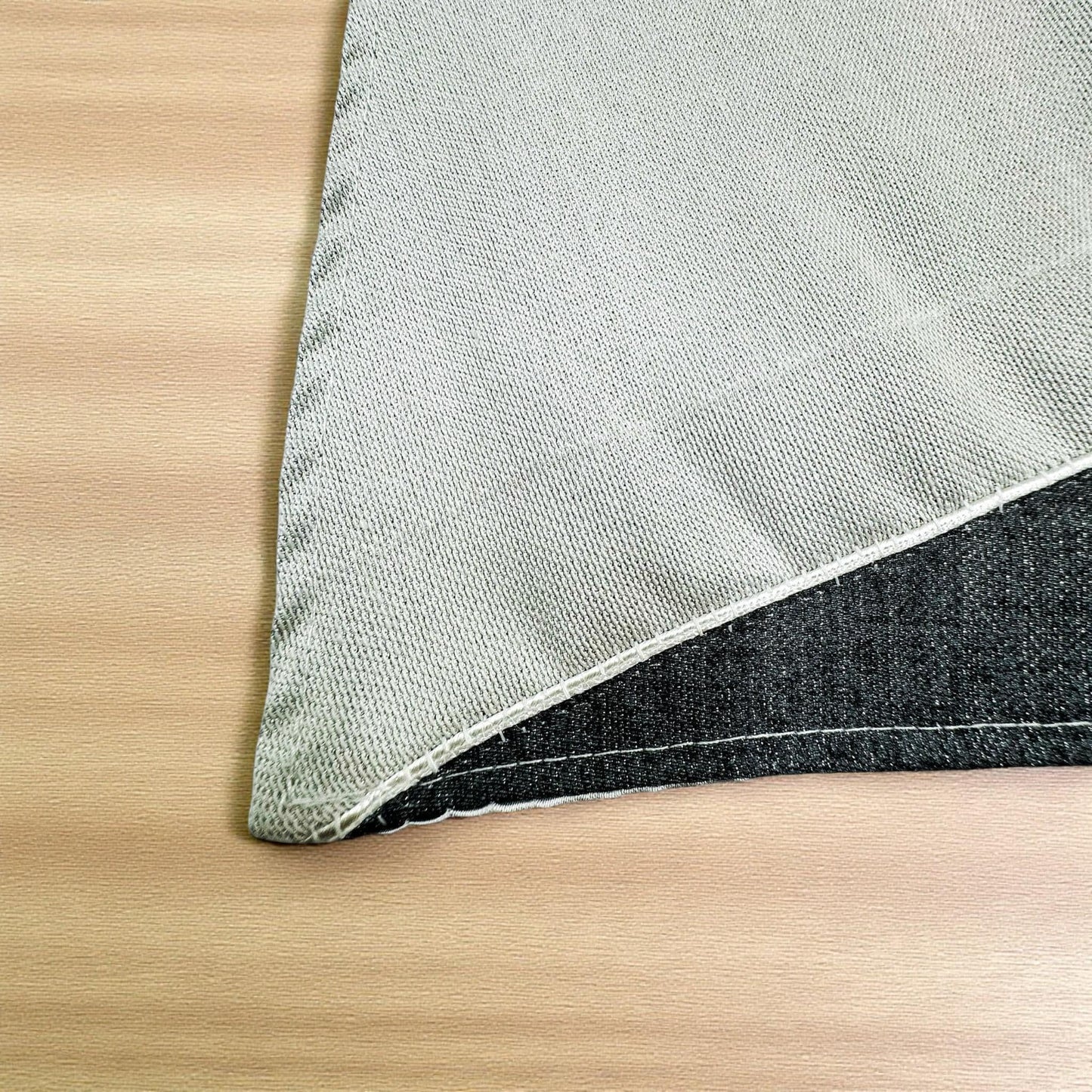 Shabbat Challah Cover: White & Gray, Silver