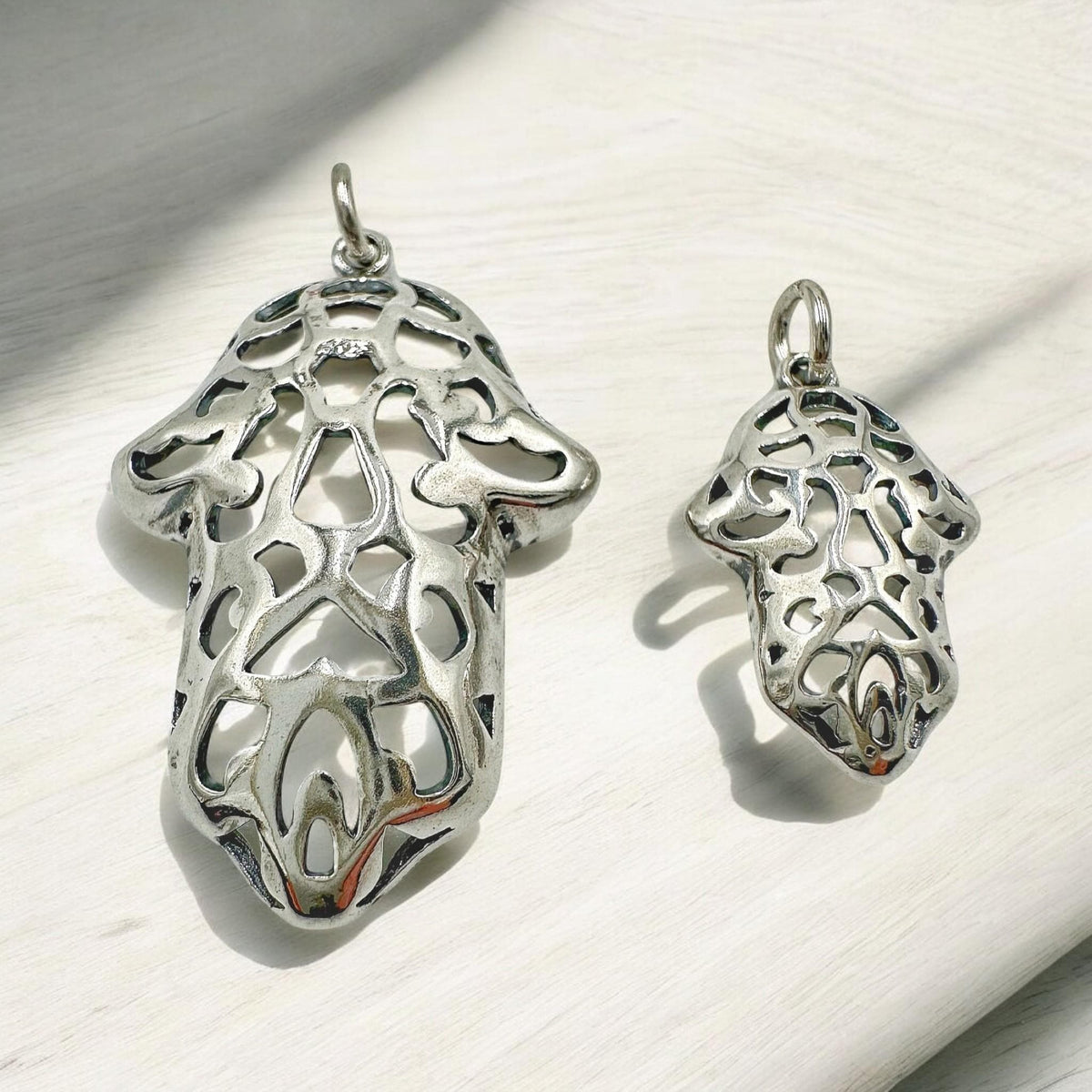 Collier Hamsa en argent sterling
