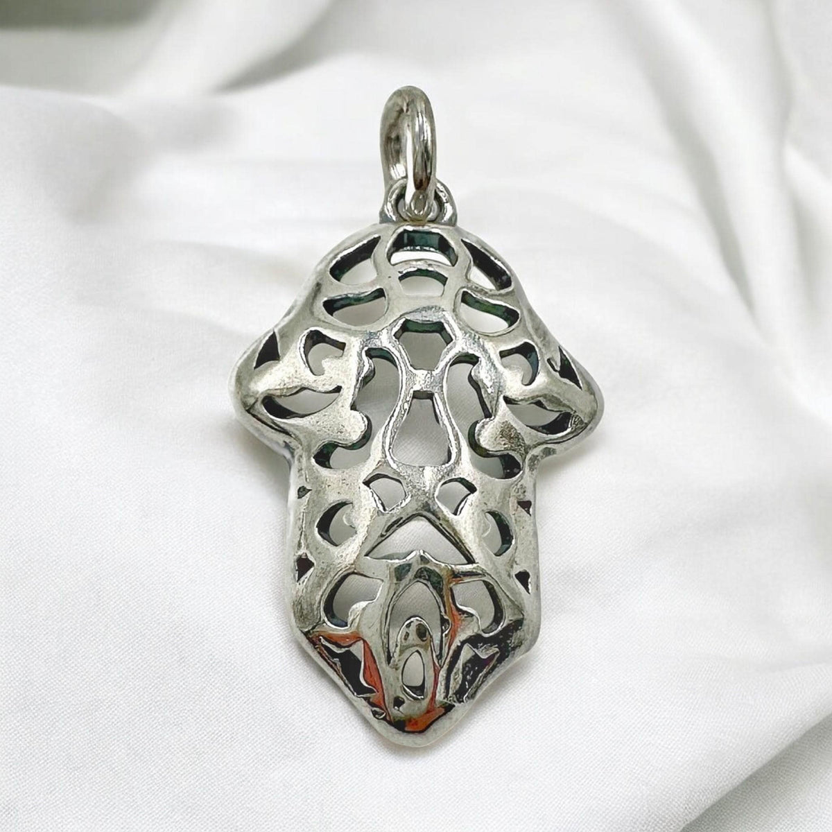 Collier Hamsa en argent sterling