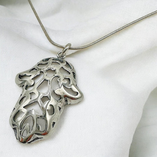 שרשרת חמסה מכסף סטרלינג