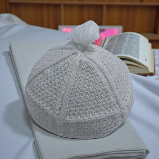Original Breslev 25cm Cotton Kippah | Handmade Jewish Yarmulke
