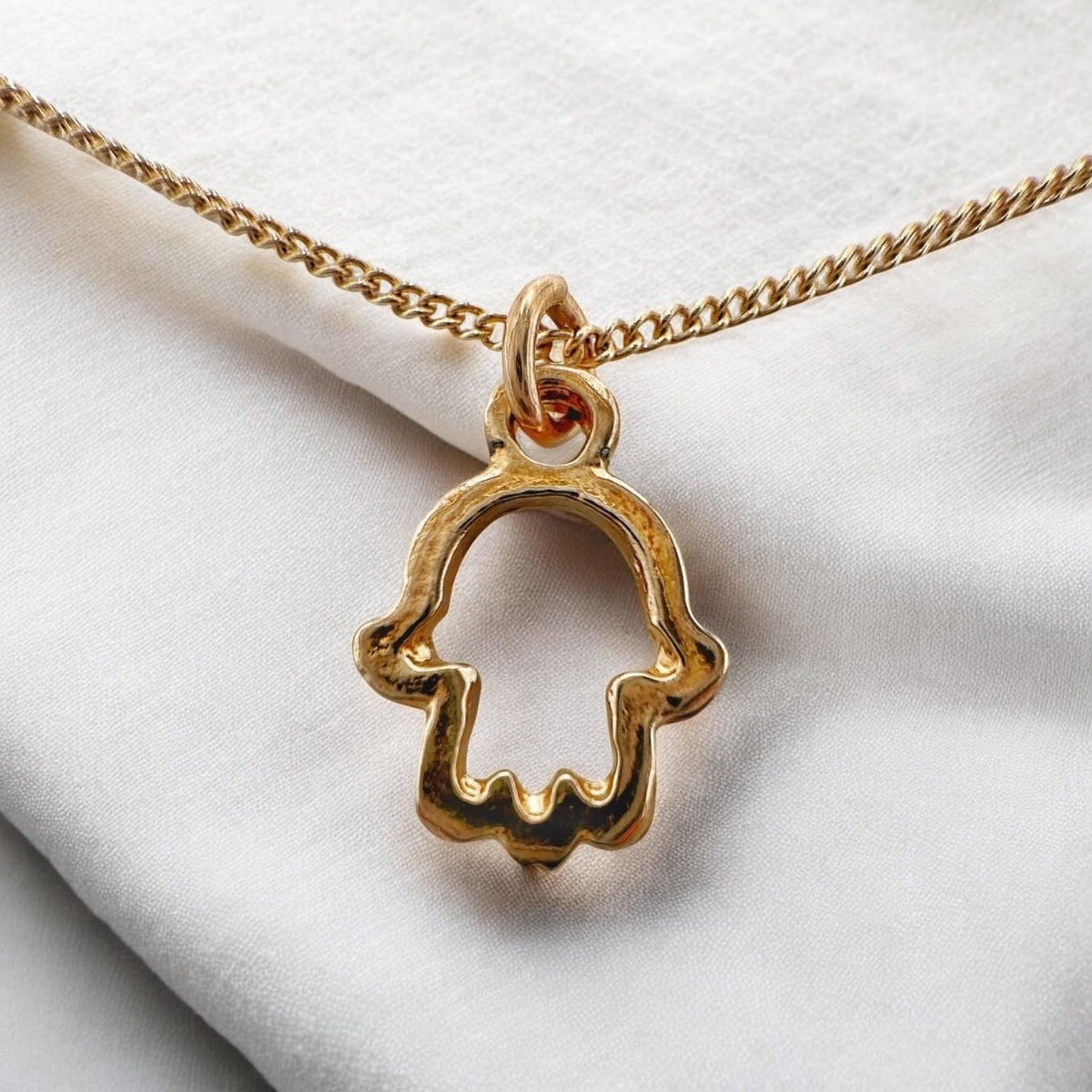 Collier main de Fatima en Gold Filled
