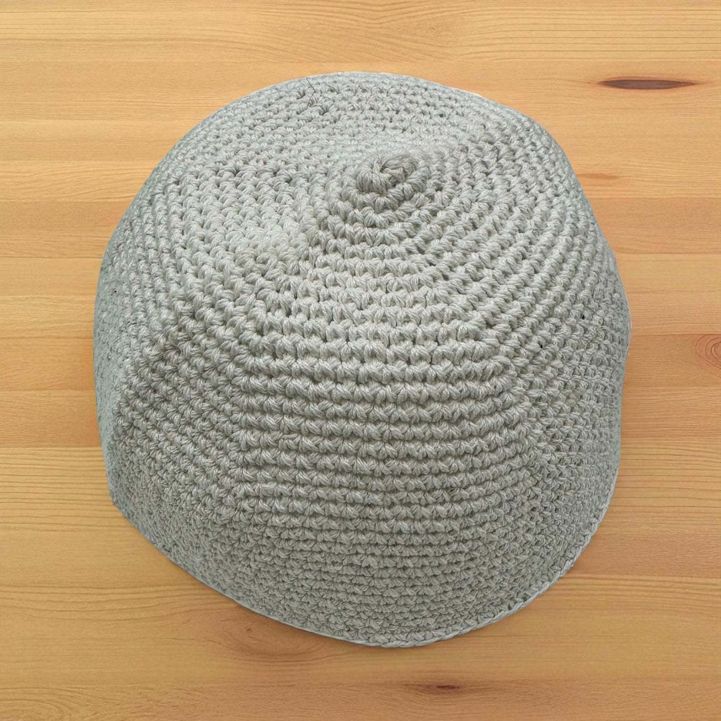 Original Breslev Kippah 100% Cotton | Black & White Jewish Yarmulke 21cm