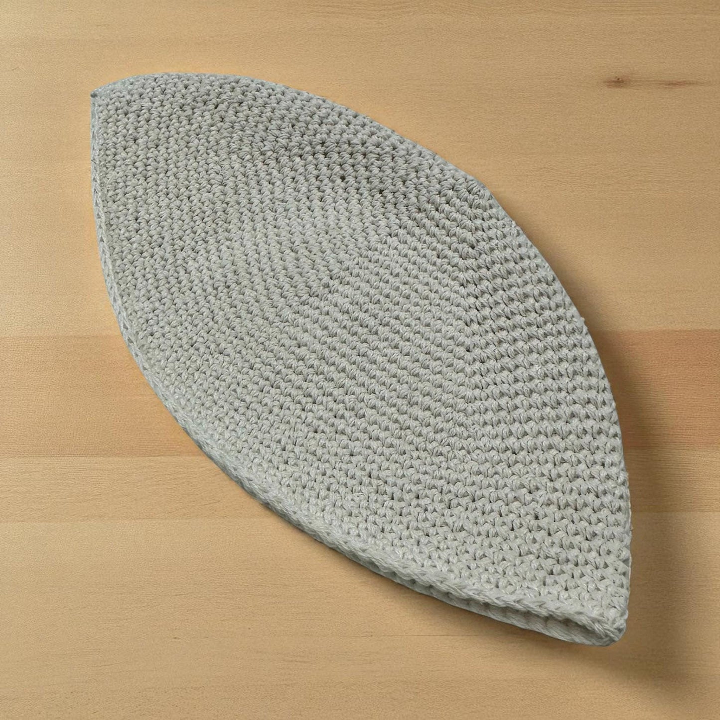 Original Breslev Kippah 100% Cotton | Black & White Jewish Yarmulke 21cm