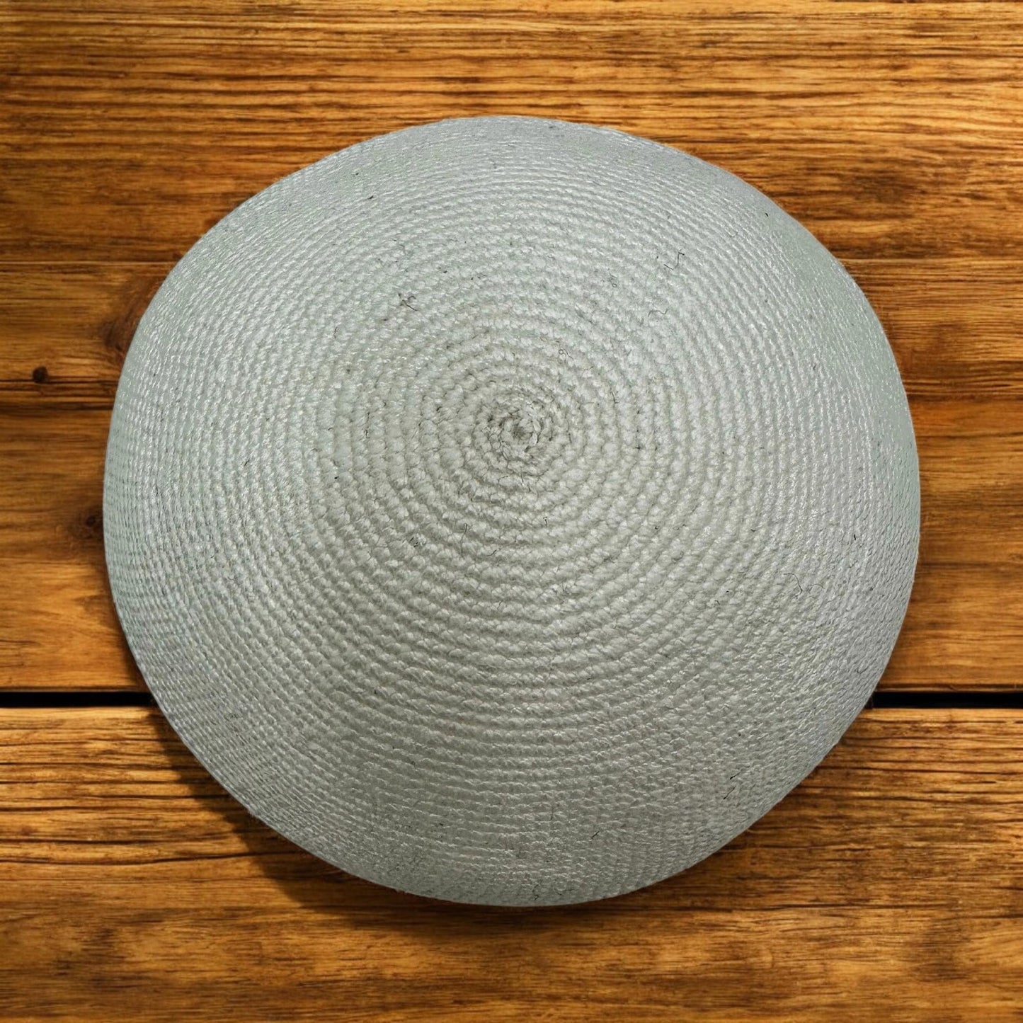 White Cotton knitted Handmade Kippah