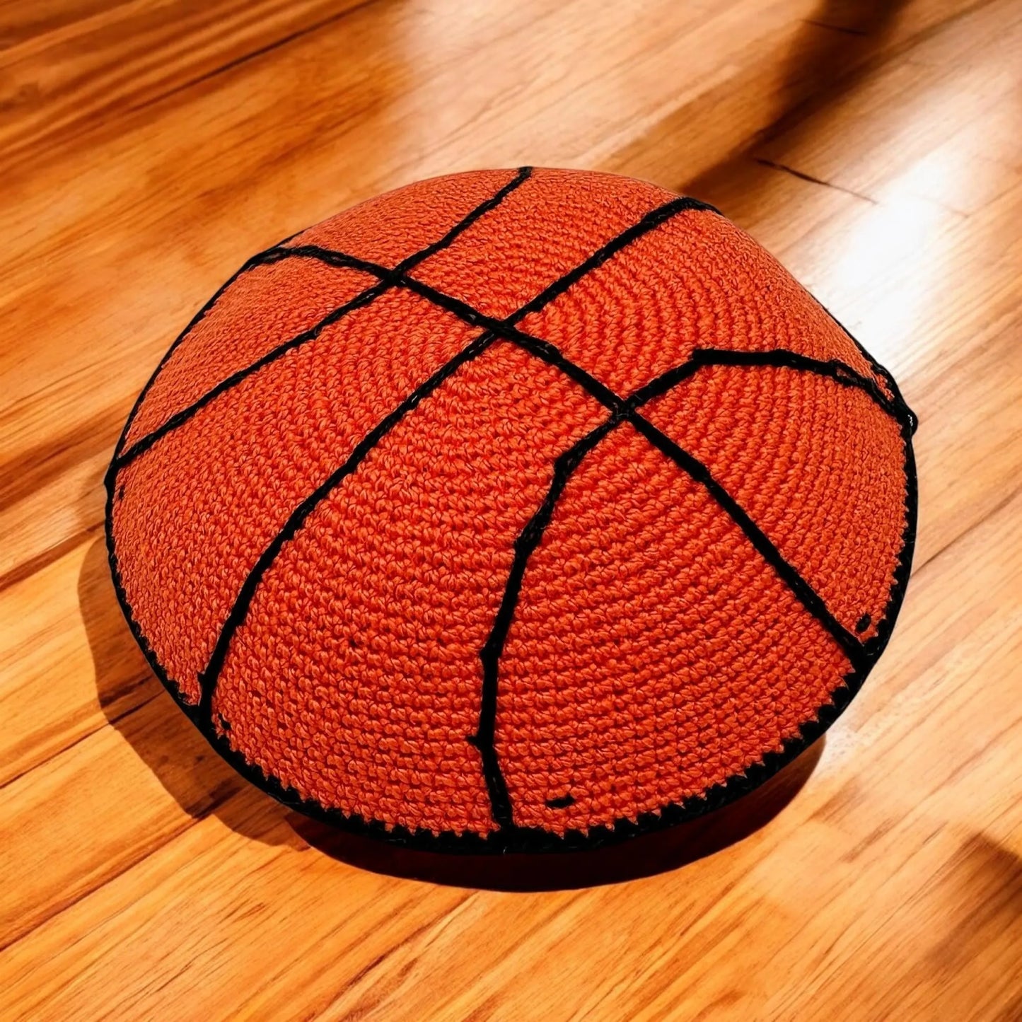 Basketball Knitted Cotton Kids Kippah