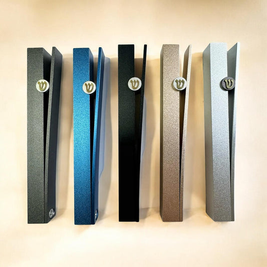 Modern Aluminum Mezuzah Case