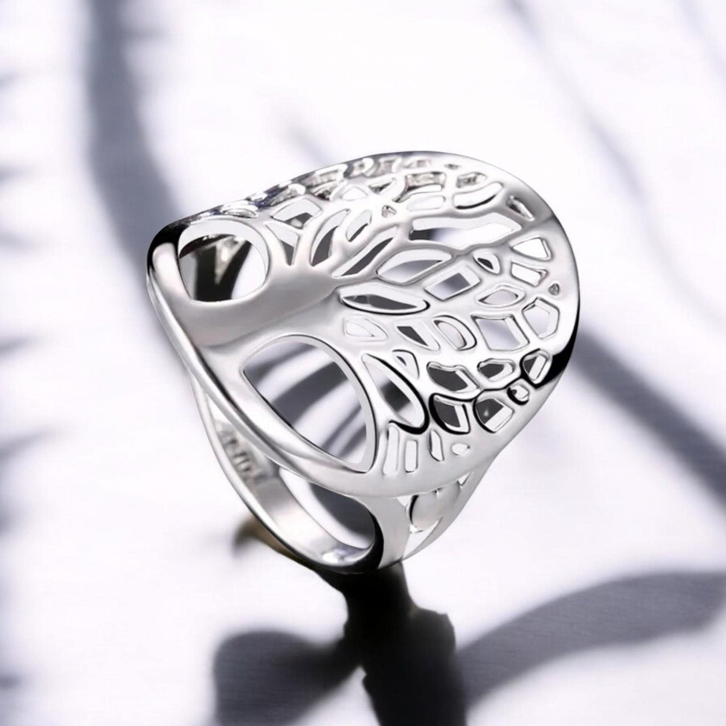 Sterling Silver Tree of Life Ring