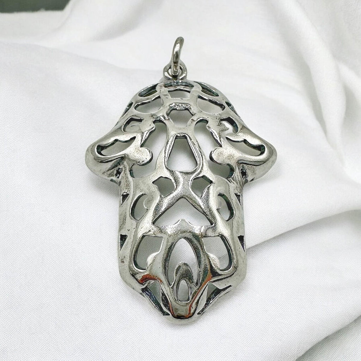 Collier Hamsa en argent sterling