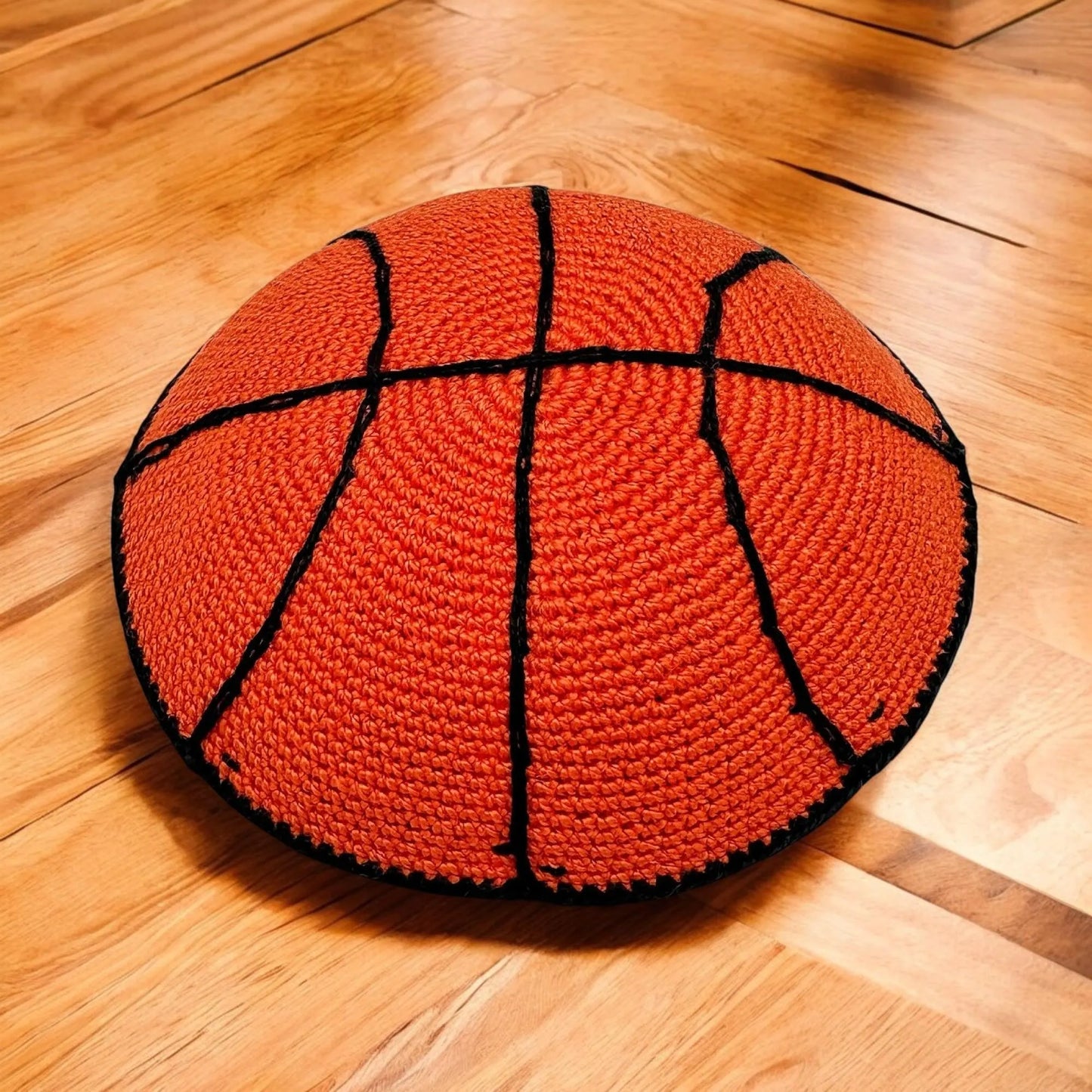 Basketball Knitted Cotton Kids Kippah