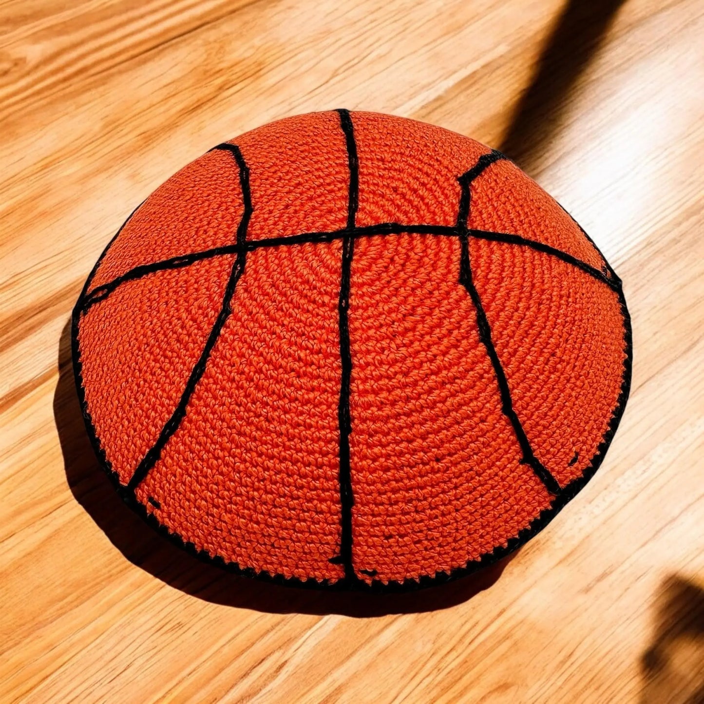 Basketball Knitted Cotton Kids Kippah