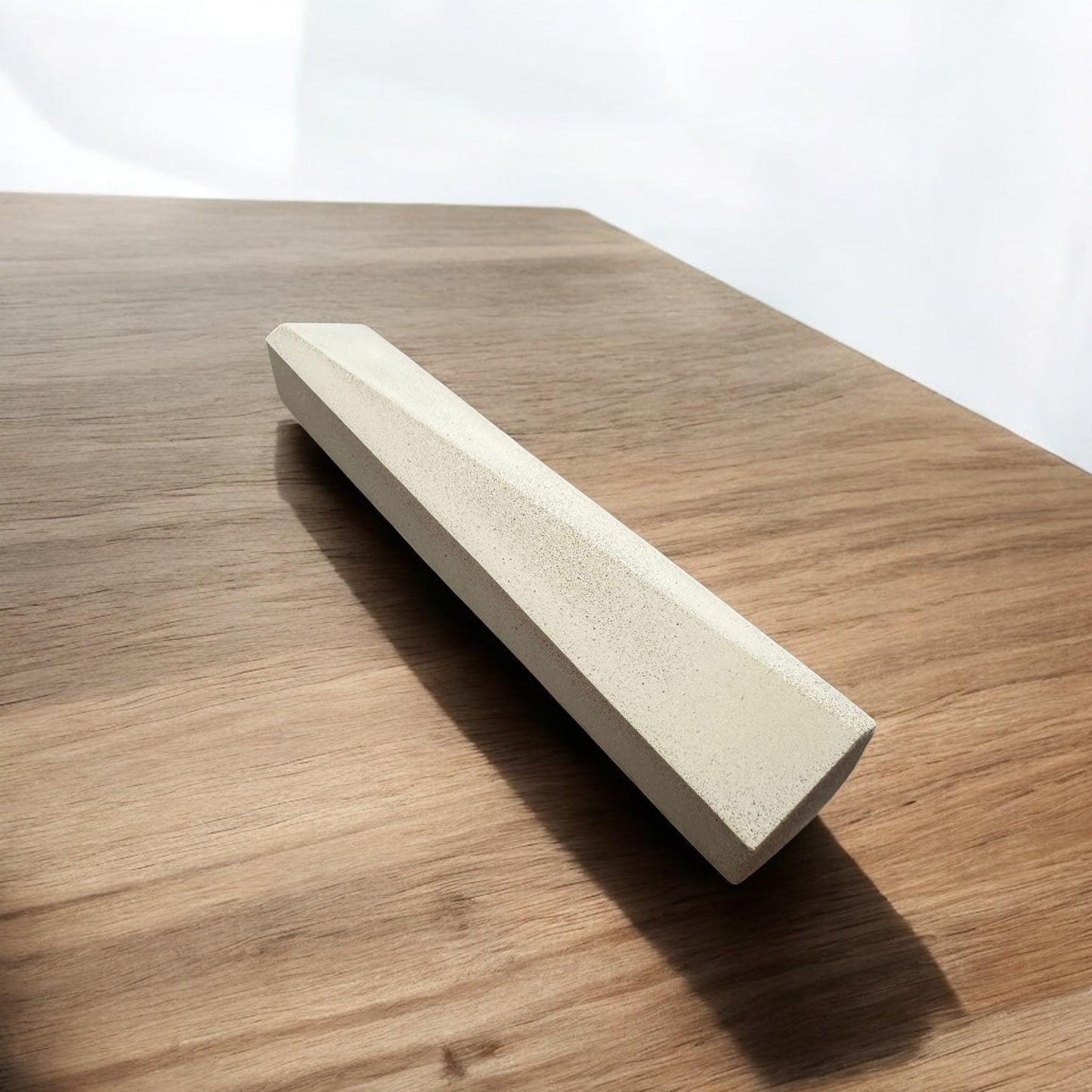 Modern Handmade Concrete Mezuzah | Polished Finish