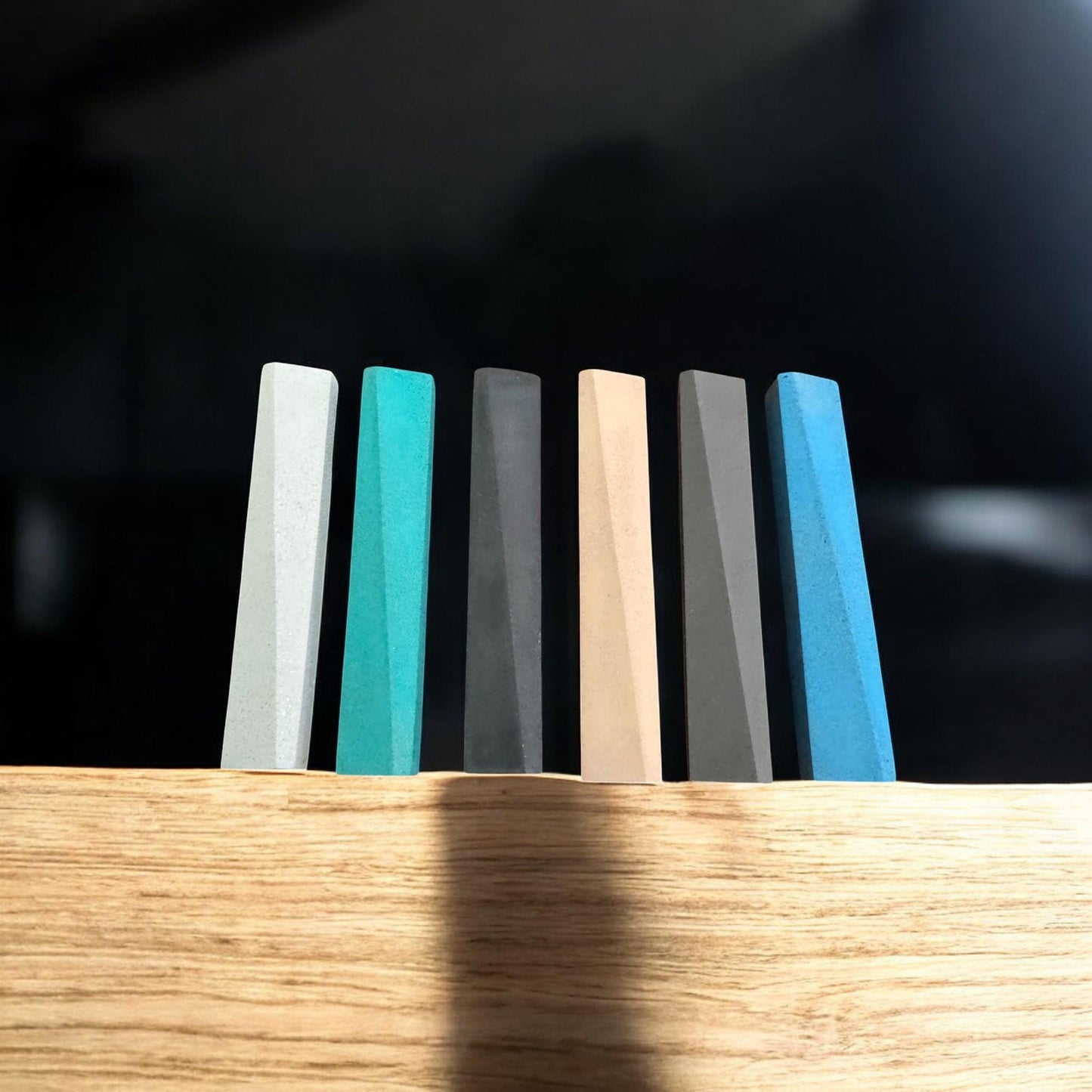Modern Handmade Concrete Mezuzah | Polished Finish