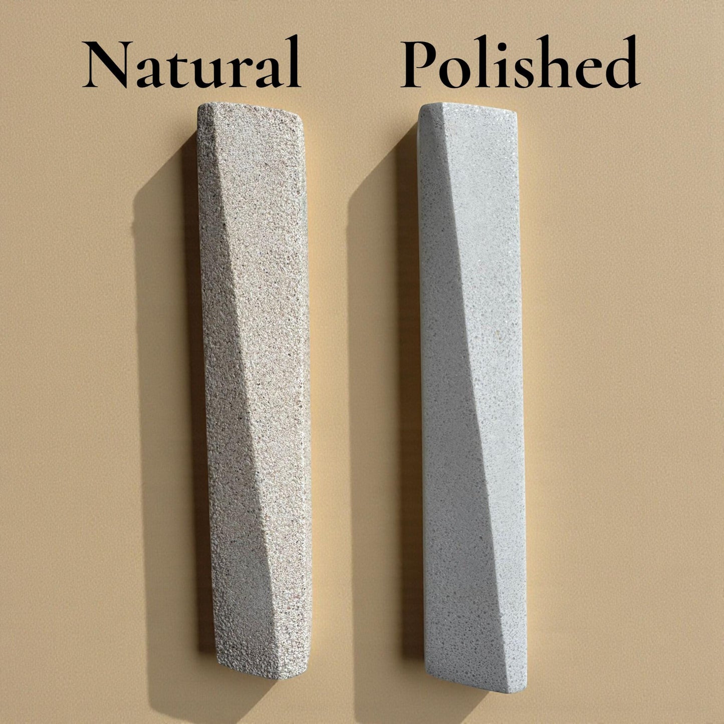 Modern Handmade Concrete Mezuzah | Polished Finish