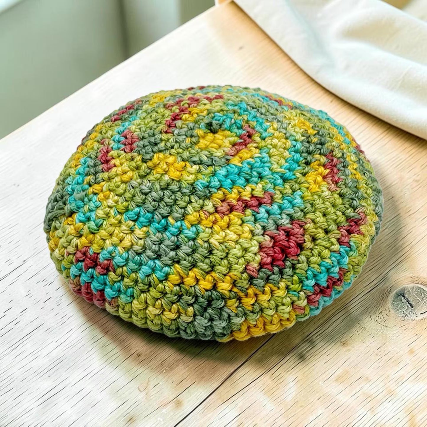 Handmade Colorful Cotton Kippah