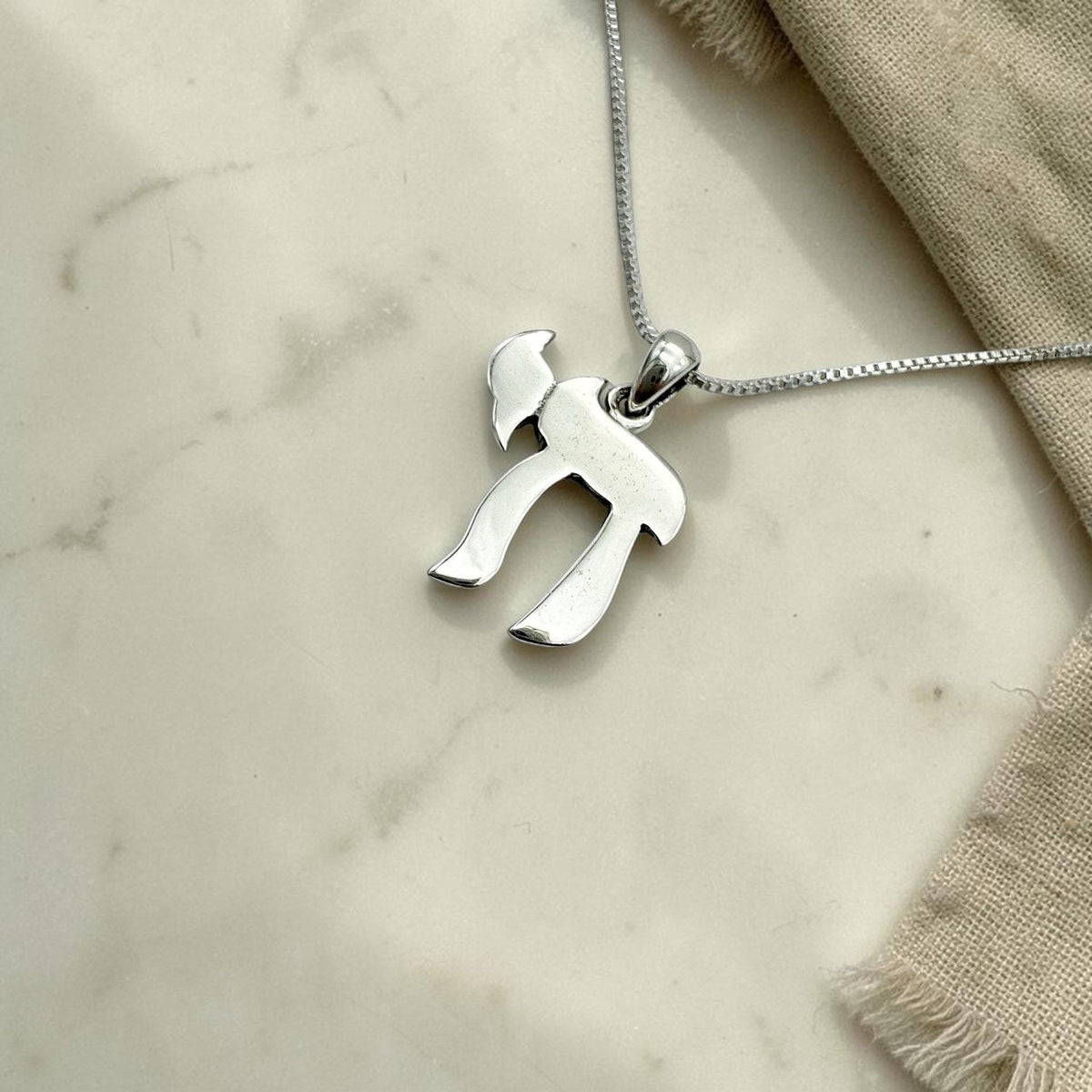 Collier Chai en argent sterling
