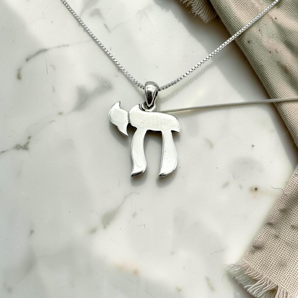 Collier Chai en argent sterling