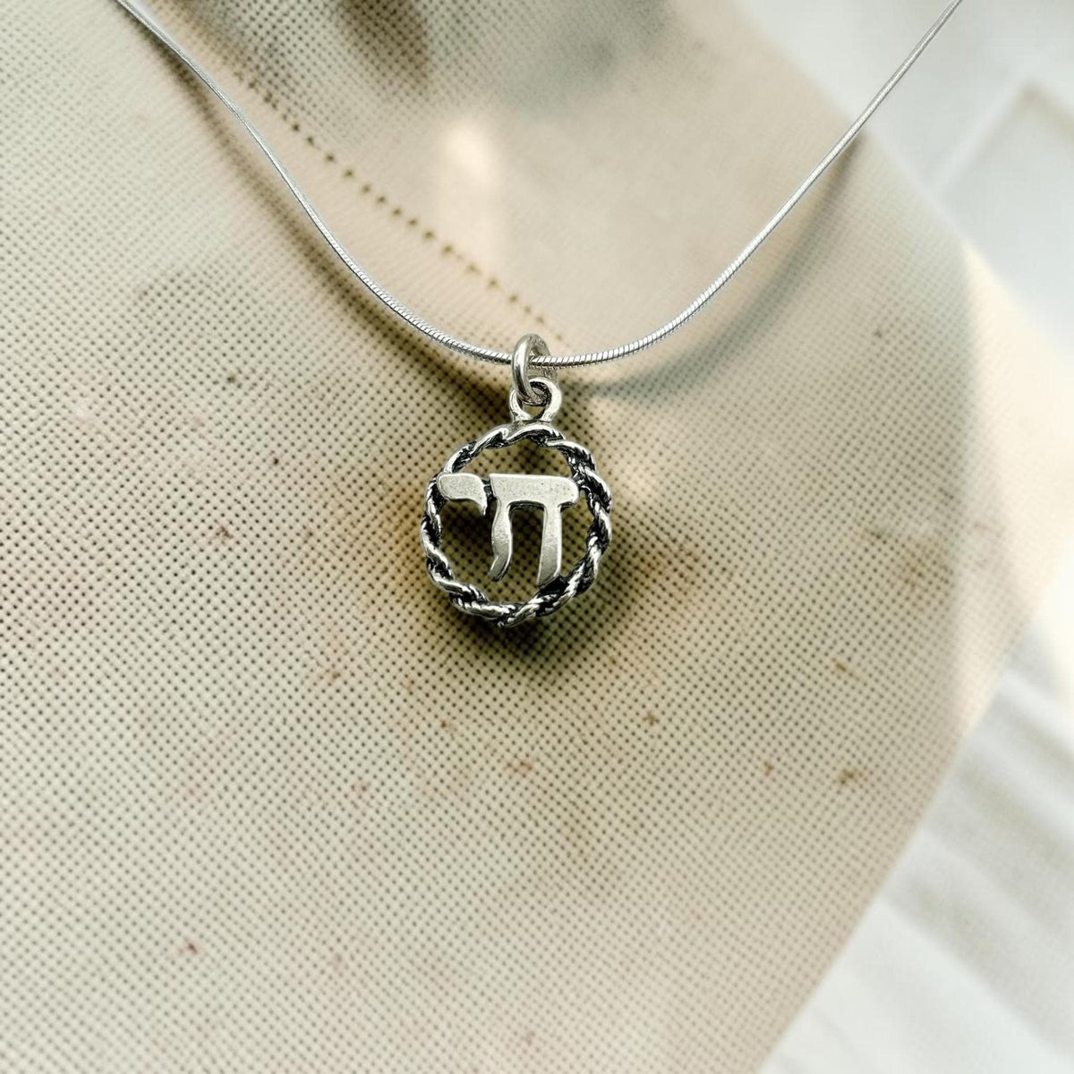 Collier Chai en argent sterling