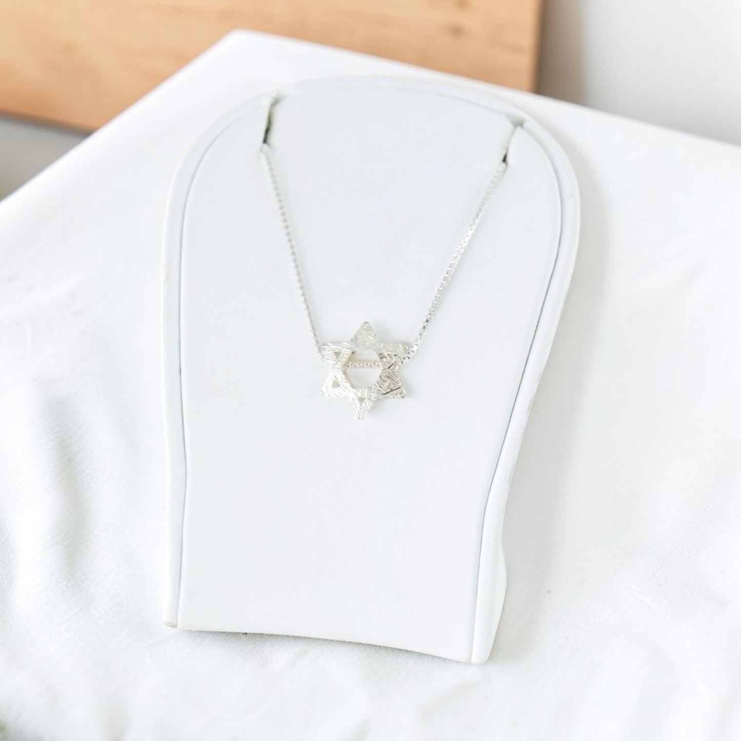 Sterling Silver Star of David Necklace