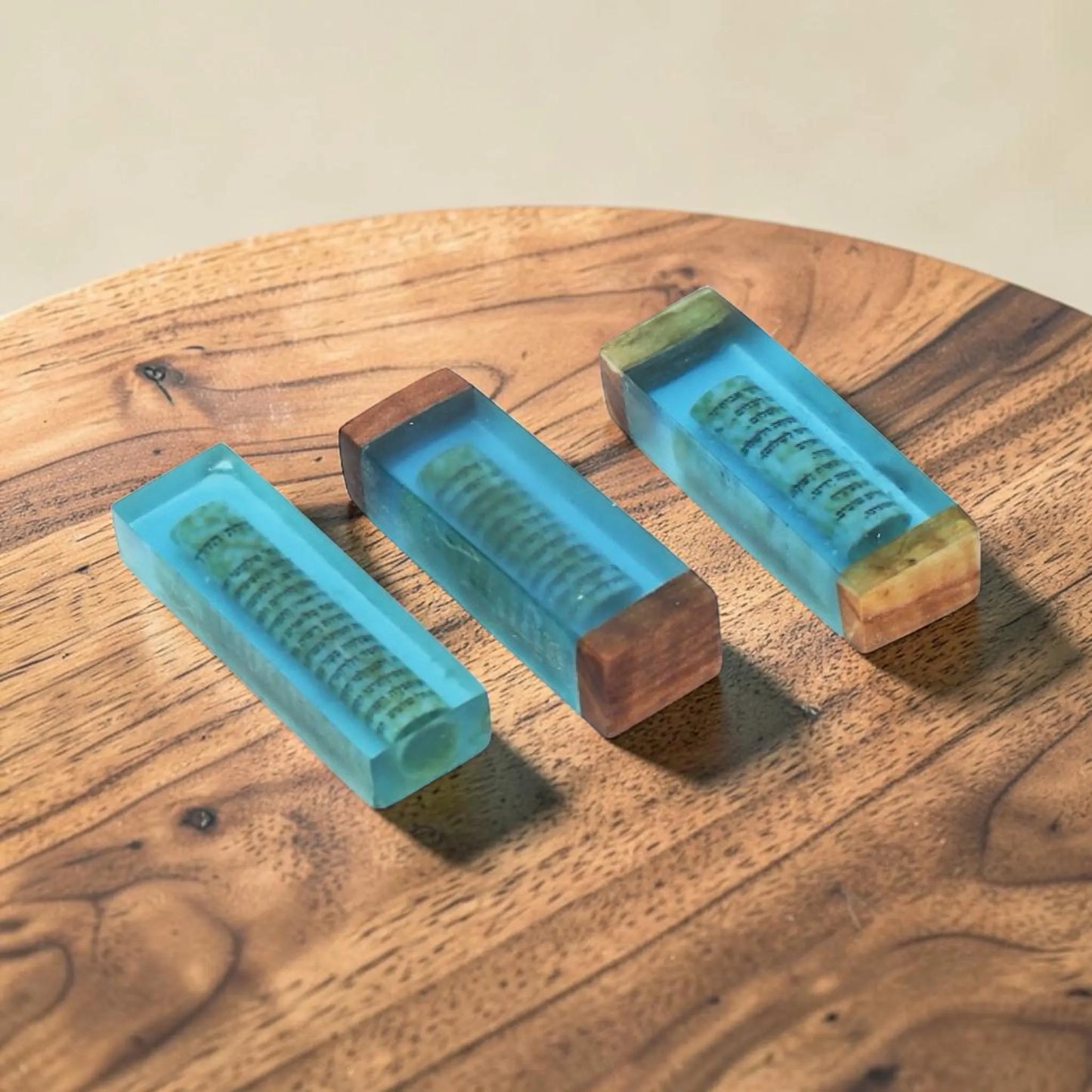 Handmade Car Mezuzah with Traveler's Prayer