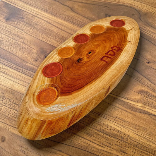 Wood & Resin Passover Plate