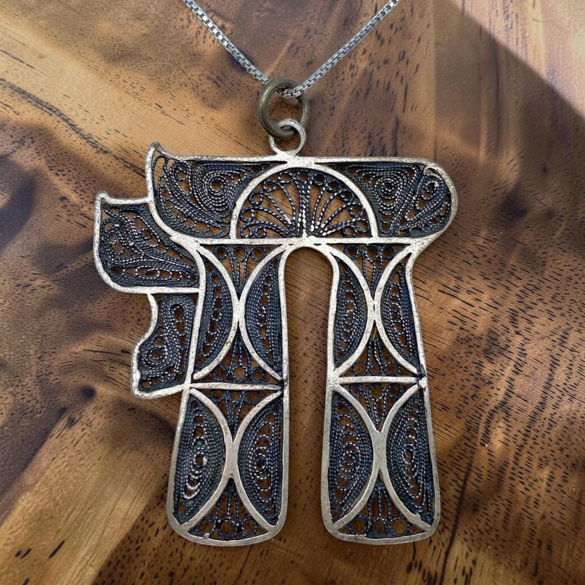 Collier Chai en argent sterling